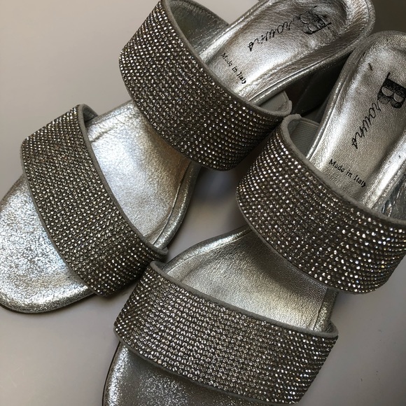 Browns Waverly Wedge Rhinestone Sandals EUC - Picture 3 of 11